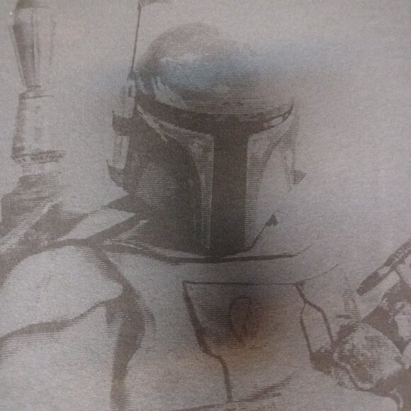 Star Wars Men's Short Sleeve Tee XL Black & Dark Gray - Picture 2 of 4